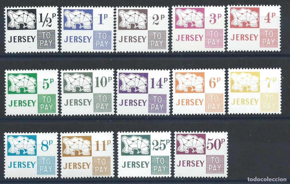 Sellos: Jersey Taxe N&deg;7/20** (MNH) 1971/75 - Carte