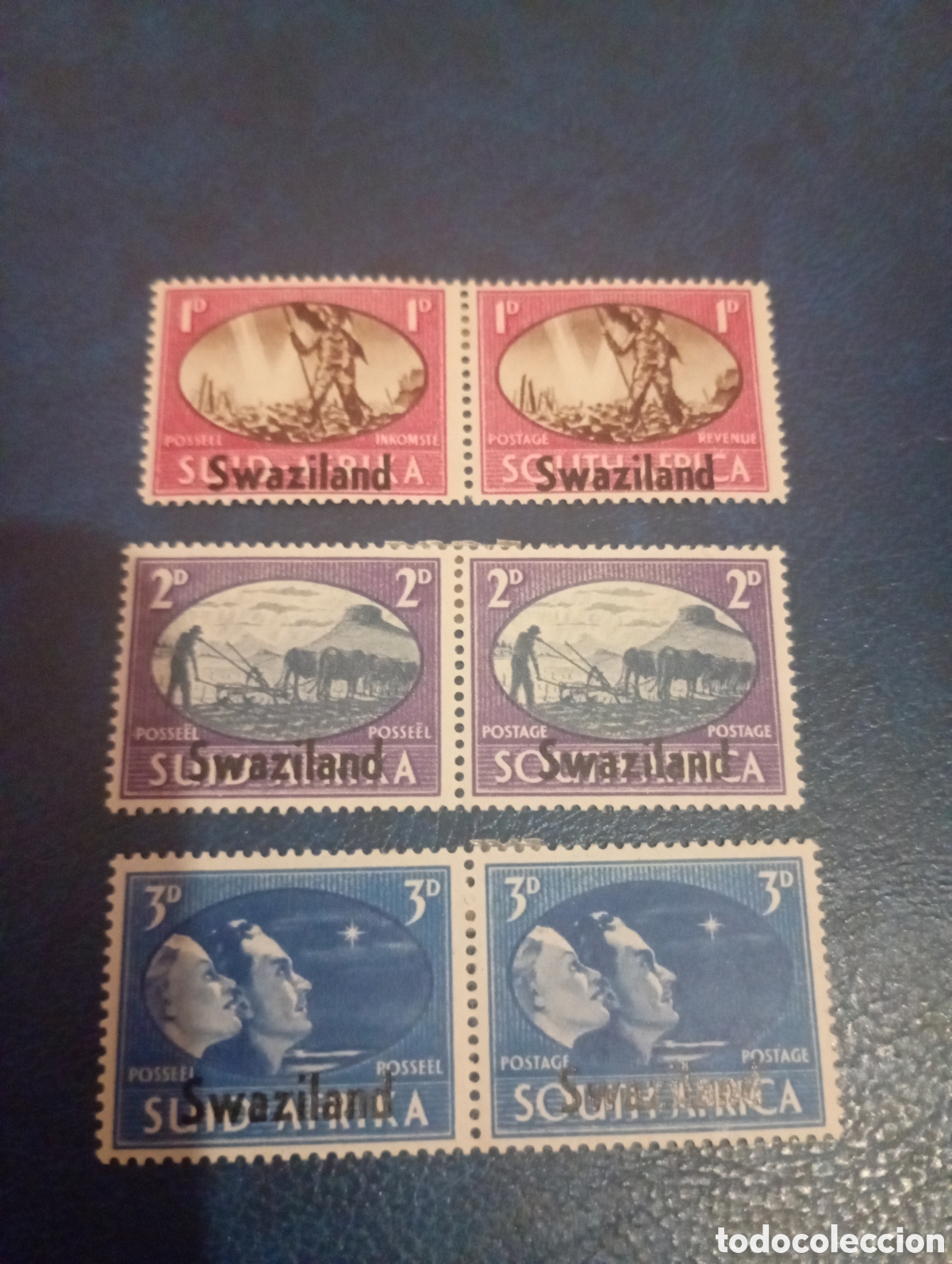 Sellos: Aniversario de la Victoria 1946 Swaziland