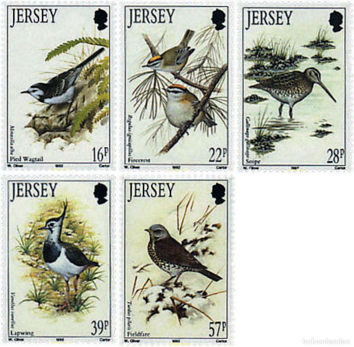 Sellos: 66632 MNH JERSEY 1992 PAJAROS DE INVIERNO