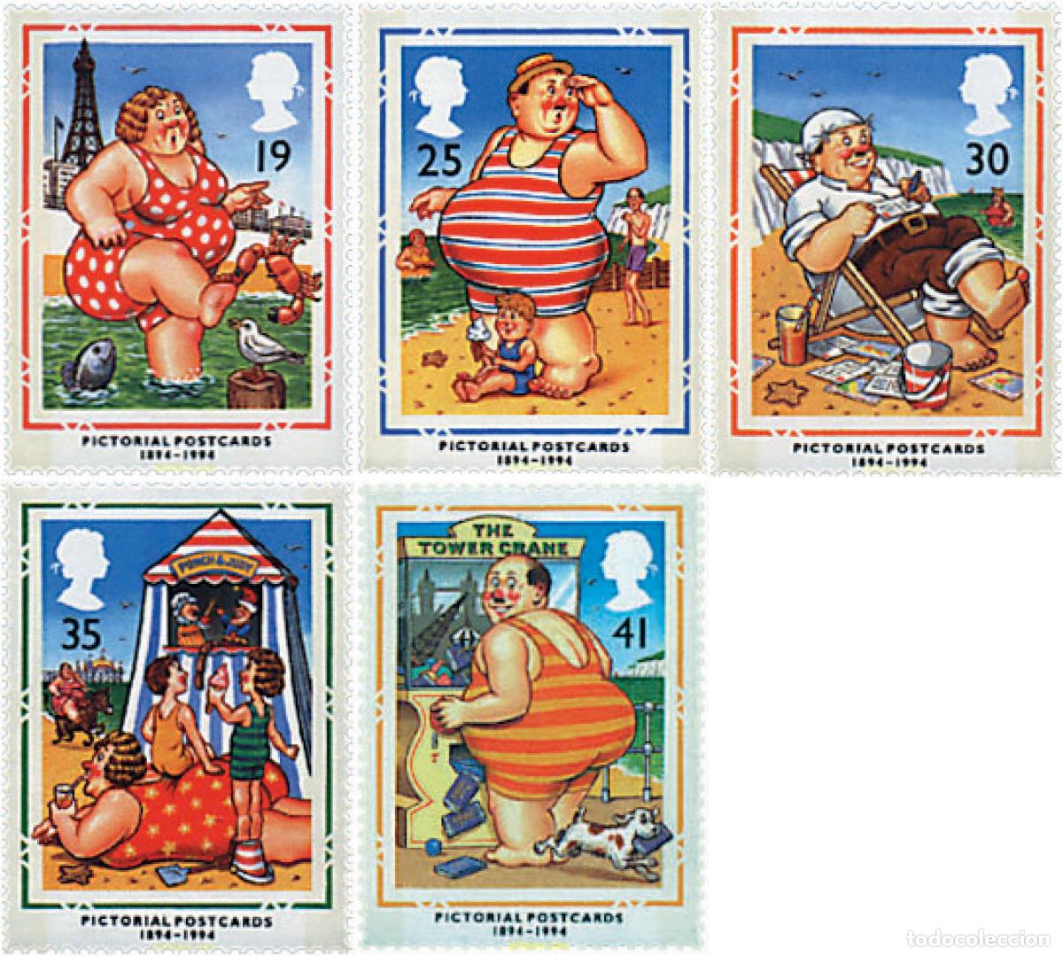 Sellos: 66157 MNH GRAN BRETA&Ntilde;A 1994 CENTENARIO DE LA CARTA POSTAL