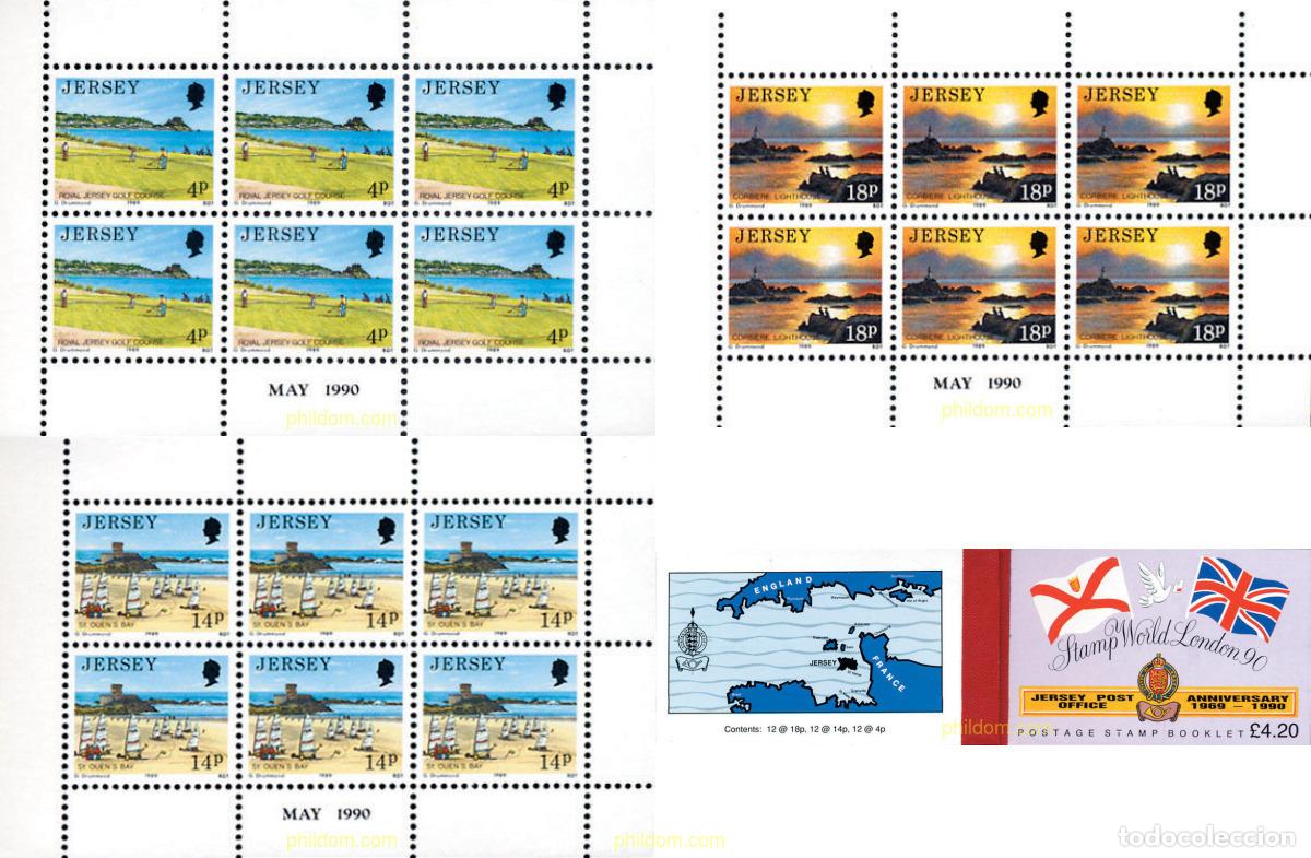 Sellos: 114355 MNH JERSEY 1989 VISTAS DE JERSEY