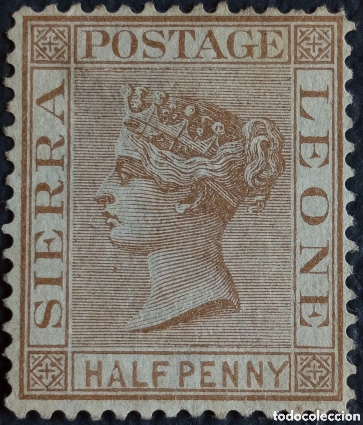 Sellos: Sello Sierra Leona (1896) Reina Victoria 1/2 Penny Mi. 29 MH