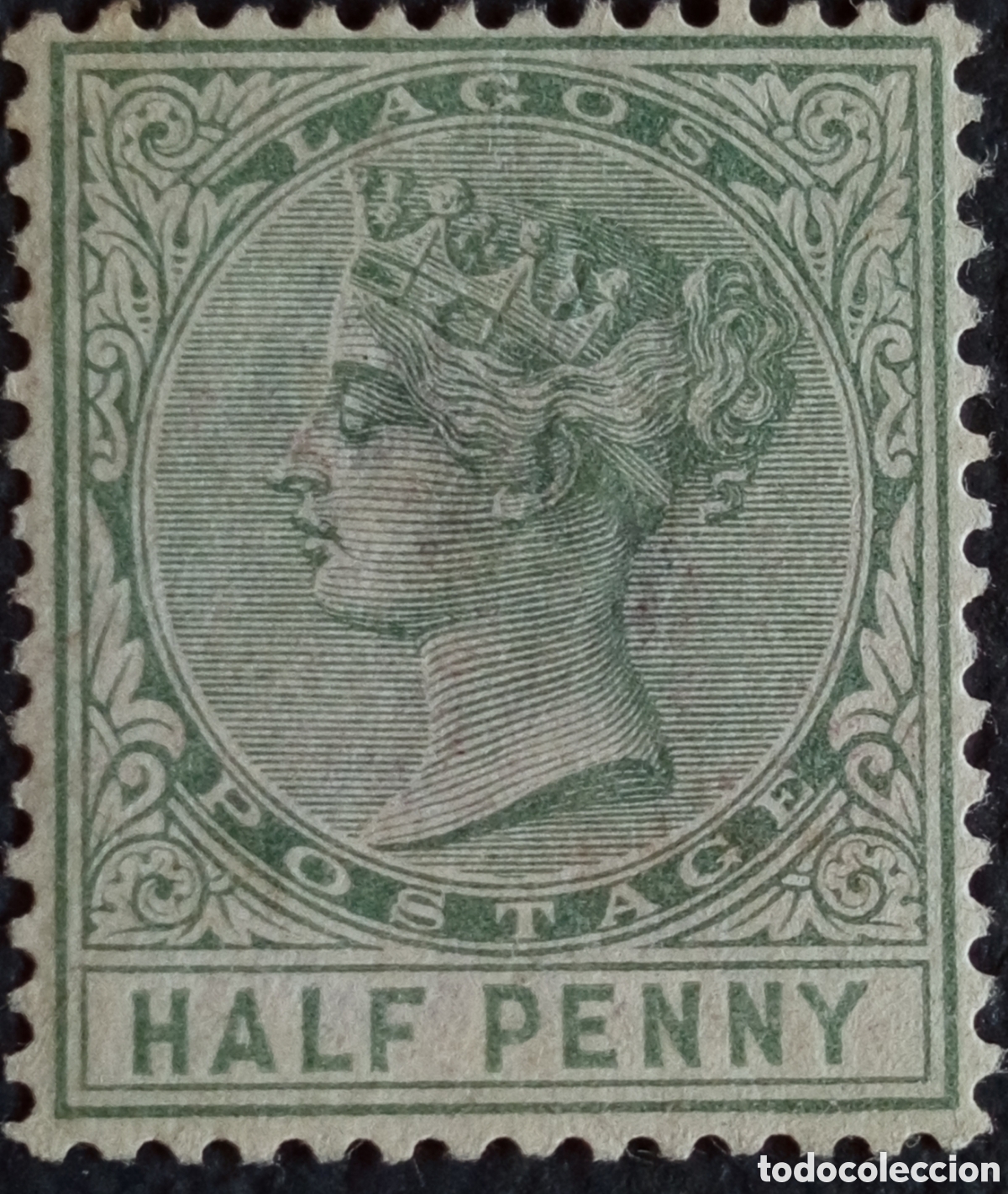 Sellos: Sello Lagos (1887-1902) Reina Victoria 1/2 Penny Mi. 22 MH