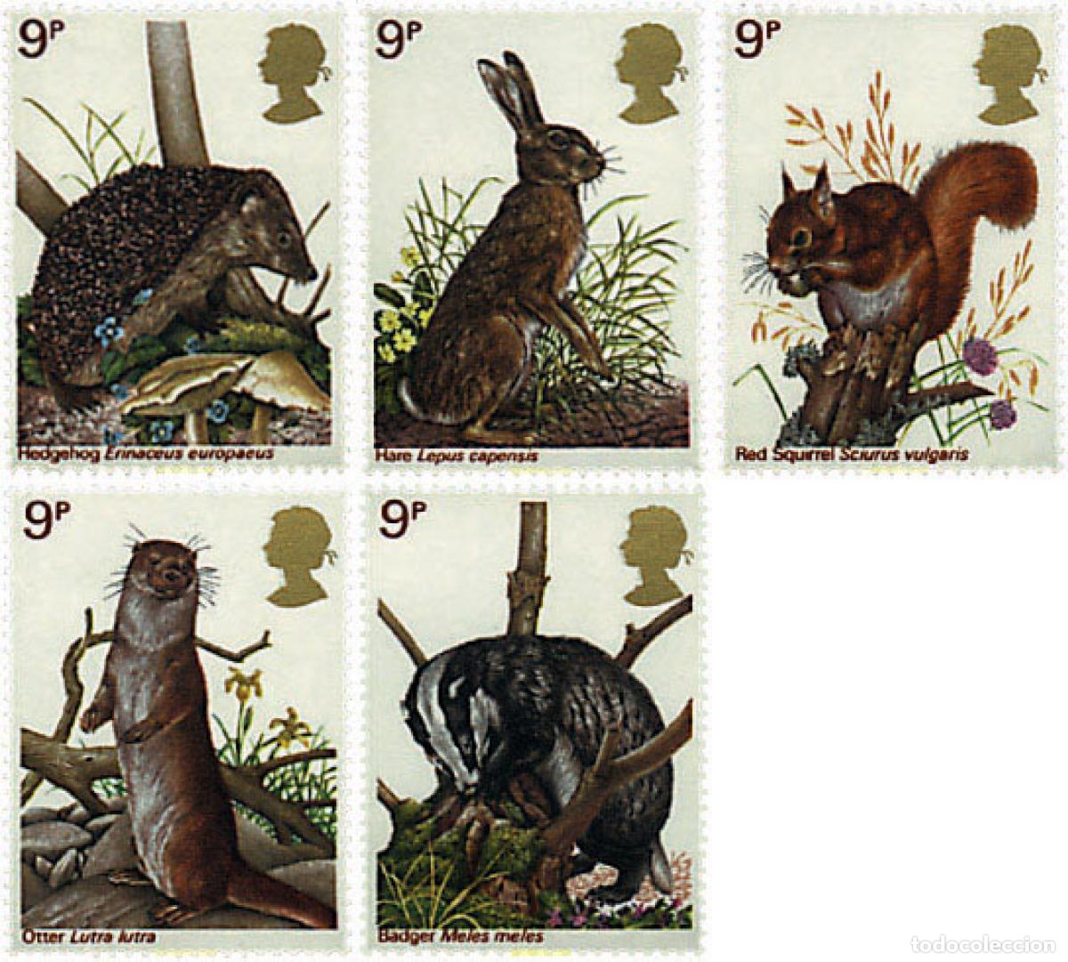 Sellos: 66108 MNH GRAN BRETA&Ntilde;A 1977 FAUNA SALVAJE