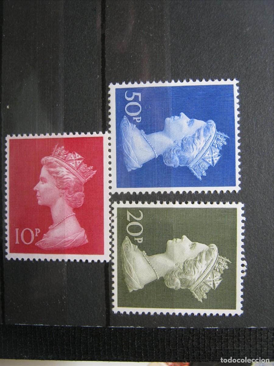 Sellos: GRAN BRETA&Ntilde;A REINO UNIDO ISABEL II YVERT 618/620 MNH** SIN CHARNELA LUJO.