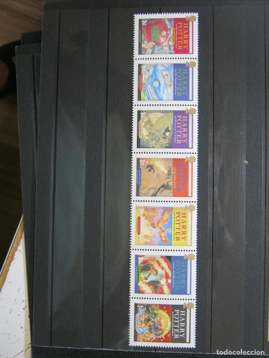 Sellos: GRAN BRETA&Ntilde;A REINO UNIDO HARRY POTTER YVERT 2904/2910 MNH** SIN CHARNELA LUJO.