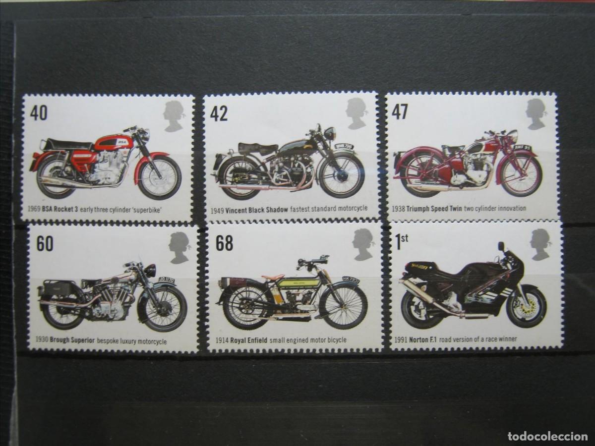 Sellos: GRAN BRETA&Ntilde;A 2005 MOTOCICLETAS SERIE YVERT 2661/2666 MNH** SIN CHARNELA LUJO.