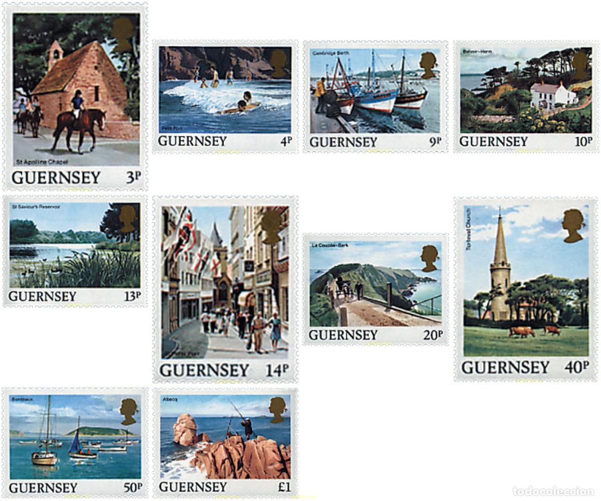 Sellos: 66182 MNH GUERNSEY 1984 MOTIVOS VARIOS