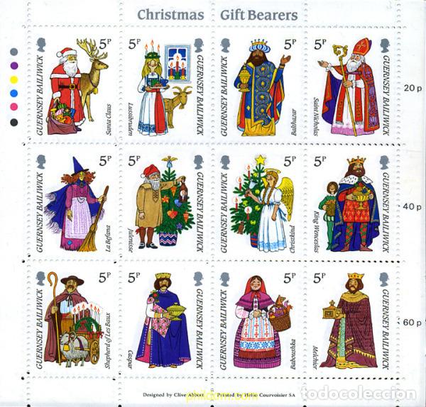 Sellos: 9316 MNH GUERNSEY 1985 NAVIDAD