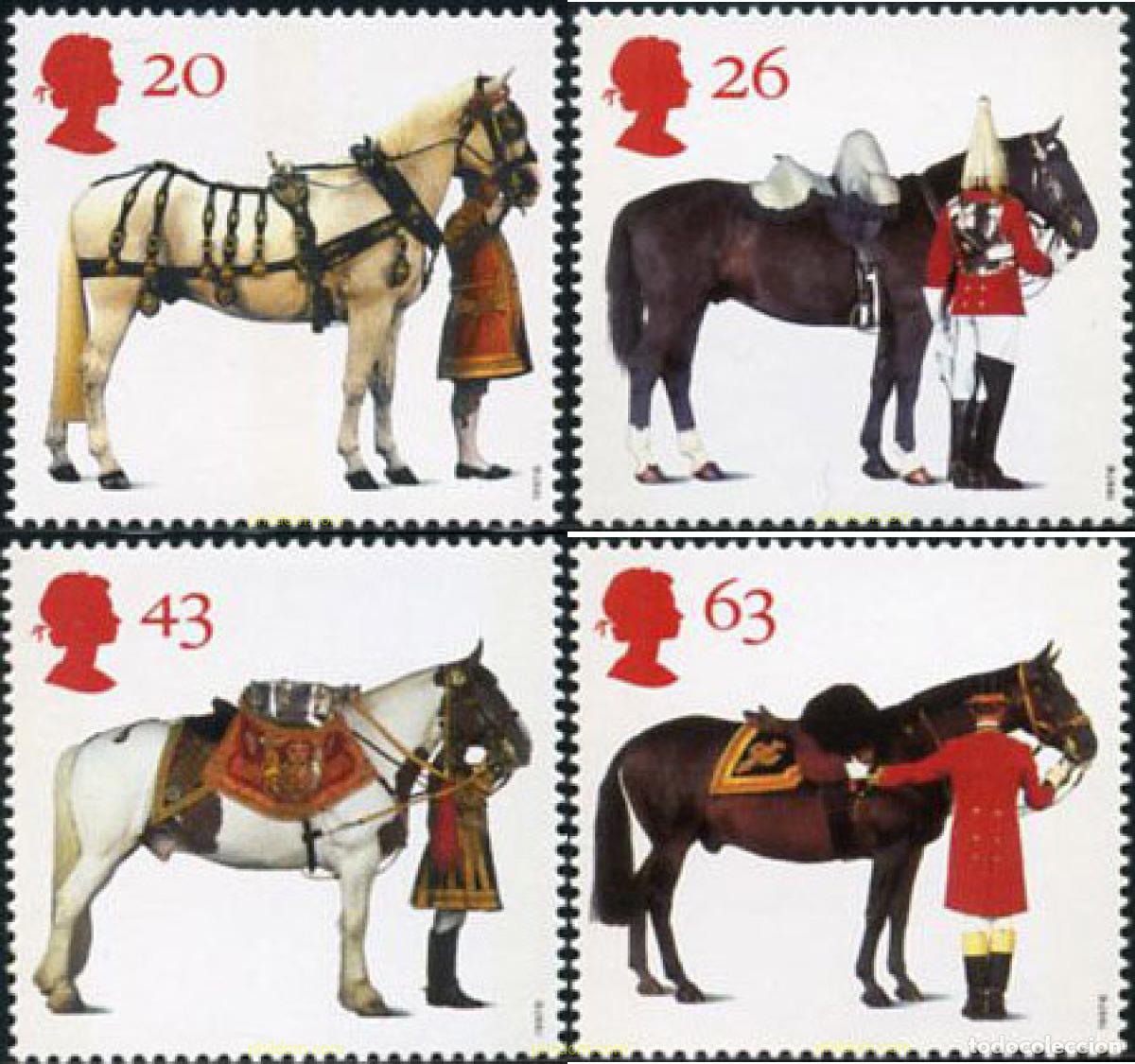 Sellos: 66164 MNH GRAN BRETA&Ntilde;A 1997 50 ANIVERSARIO DE LA SOCIEDAD ECUESTRE BRITANICA