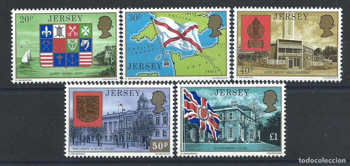 Sellos: Jersey N&deg;142/46** (MNH) 1976 - Sujets divers