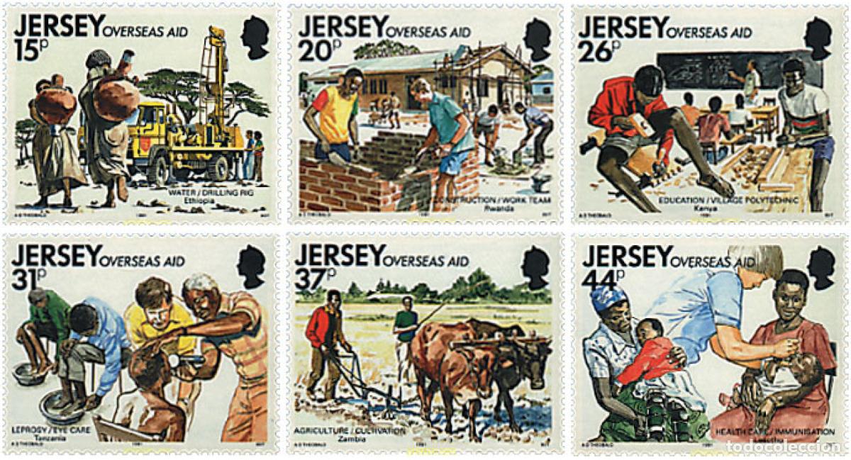 Sellos: 41596 MNH JERSEY 1991 AYUDAS A ULTRAMAR