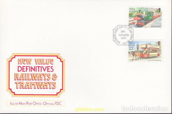 Sellos: 404113 MNH MAN 1992 TRENES