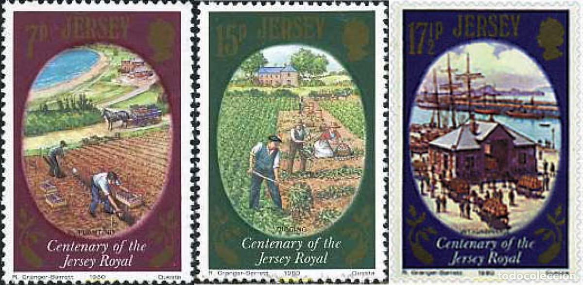 Francobolli: 66526 MNH JERSEY 1980 CENTENARIO DE LA INTRODUCCION DE LA PATATA