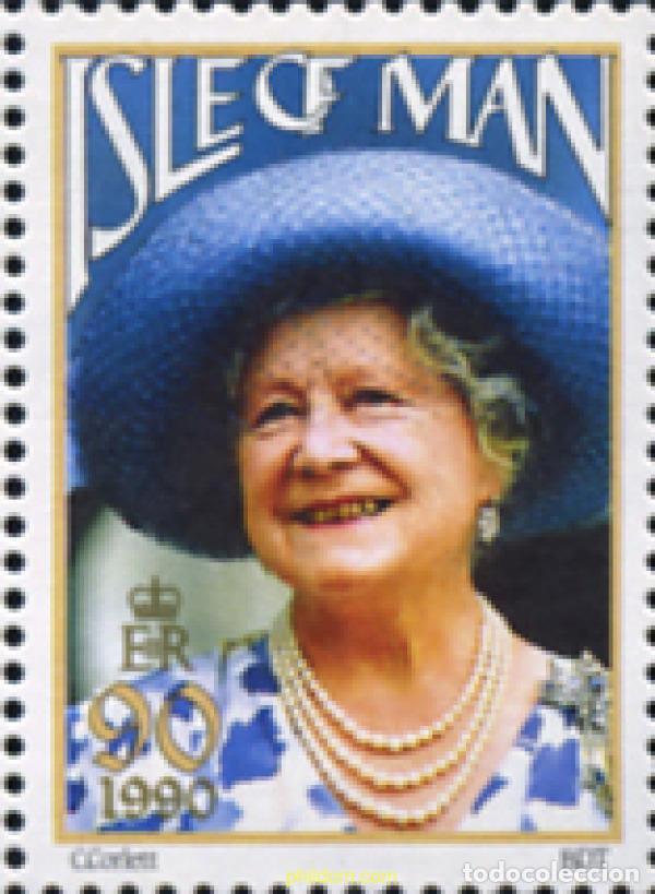 Stamps: 66400 MNH MAN 1990 90 ANIVERSARIO DE LA REINA MADRE