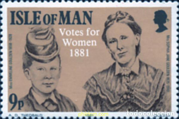 Sellos: 169241 MNH MAN 1981 CENTENARIO DEL DERECHO DE VOTO DE LAS MUJERES