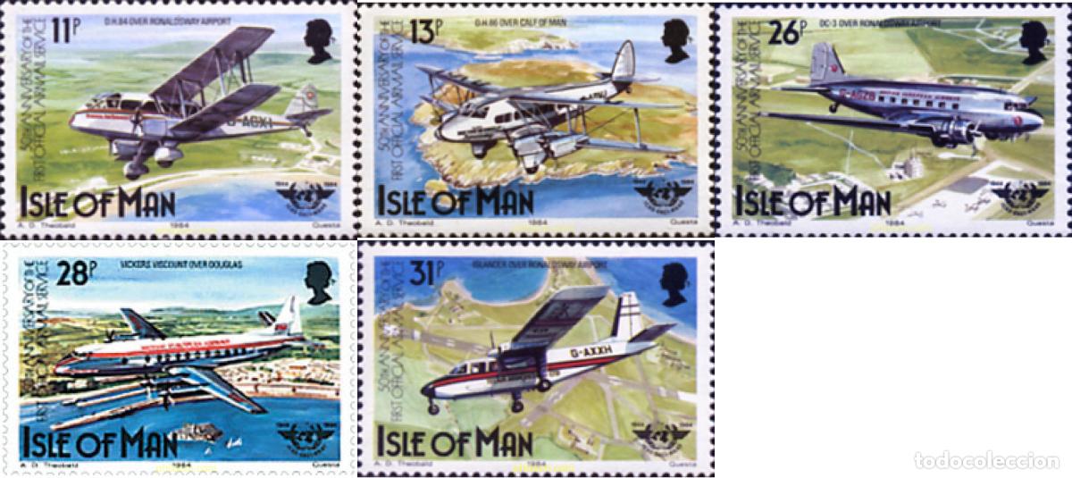 Sellos: 66374 MNH MAN 1984 AVIACION
