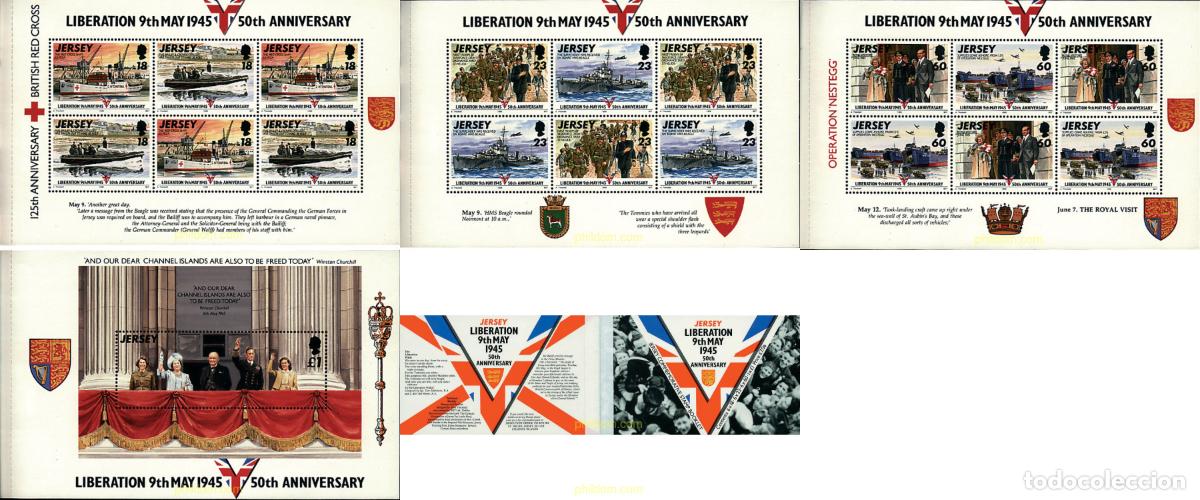 Sellos: 3280 MNH JERSEY 1995 50 ANIVERSARIO DE LA LIBERACION Y DEL FINAL DE LA SEGUNDA GUERRA MUNDIAL
