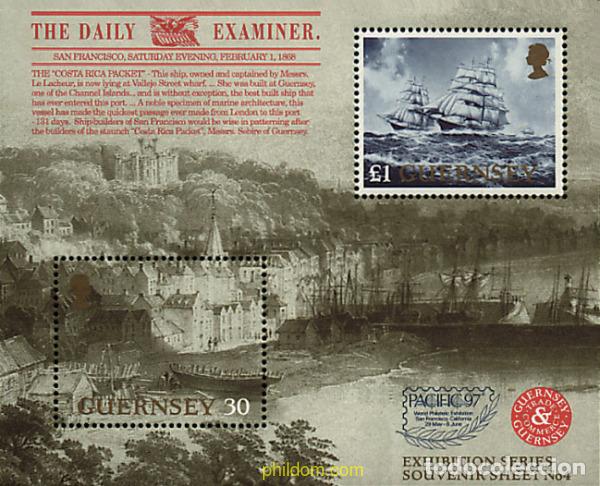 Sellos: 90838 MNH GUERNSEY 1997 PACIFIC 97. EXPOSICION FILATELICA INTERNACIONAL