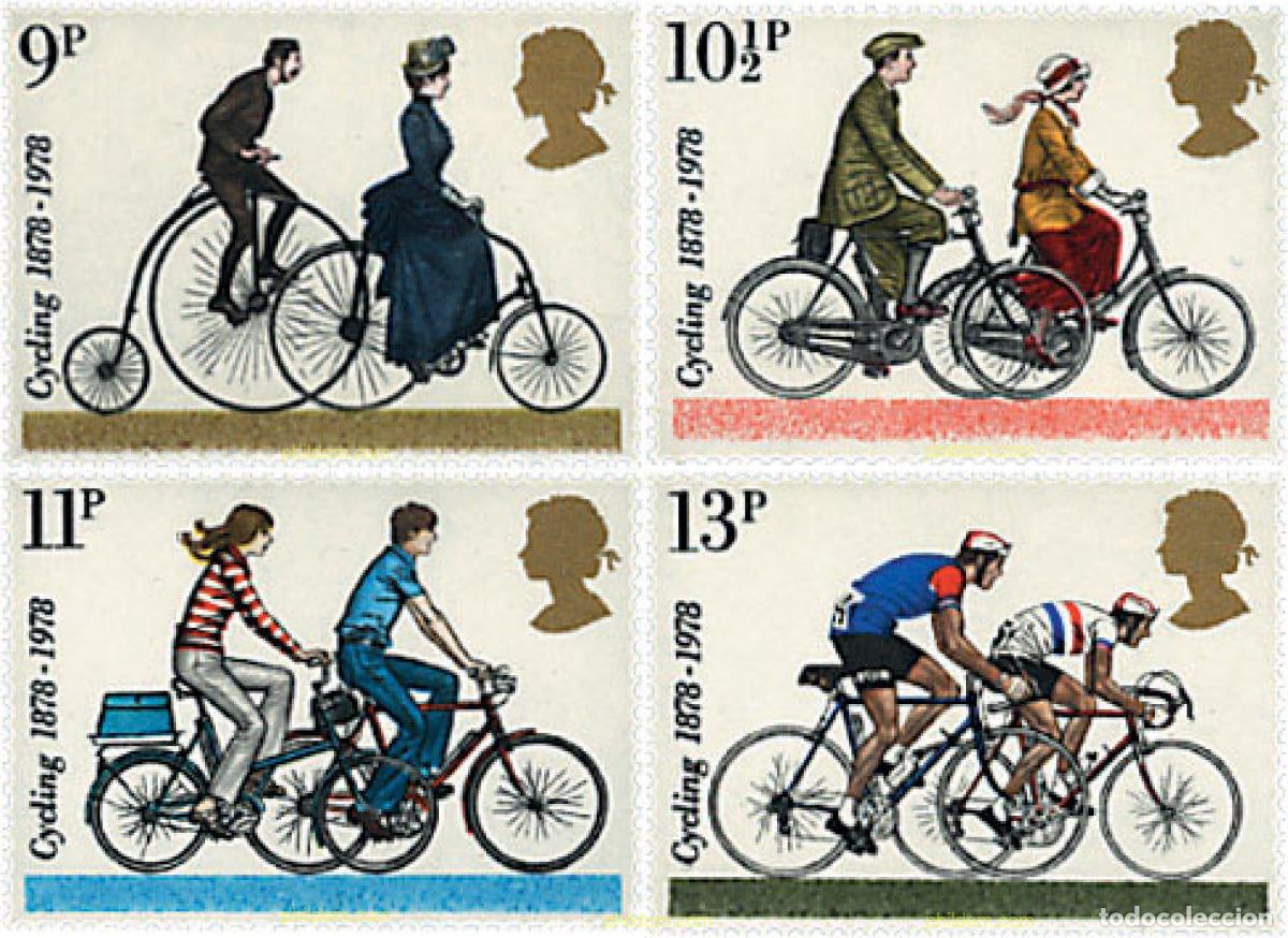 Stamps: 66115 MNH GRAN BRETA&Ntilde;A 1978 CENTENARIO DEL TOURING-CLUB CICLISTA