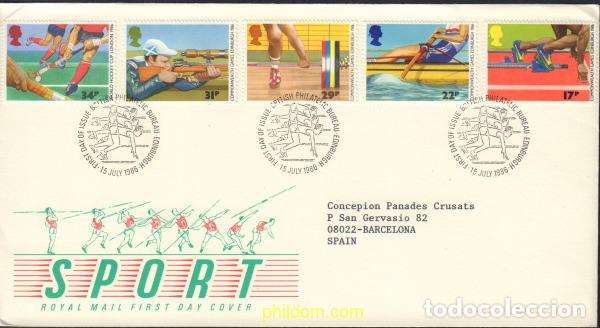 Francobolli: 376303 MNH GRAN BRETA&Ntilde;A 1986 JUEGOS DE LA COMMONWEALTH EN EDIMBURGO