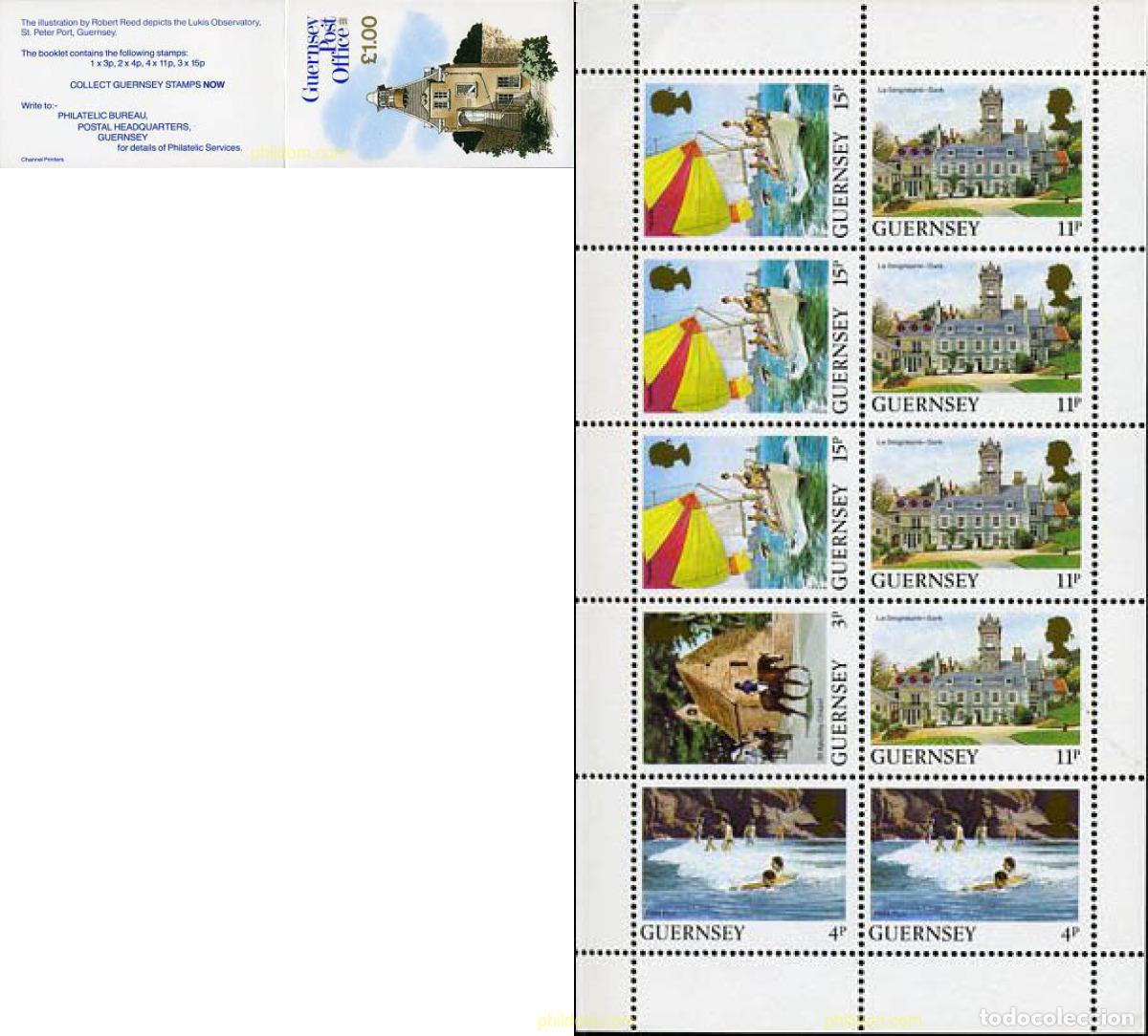 Sellos: 213055 MNH GUERNSEY 1985 VISTAS