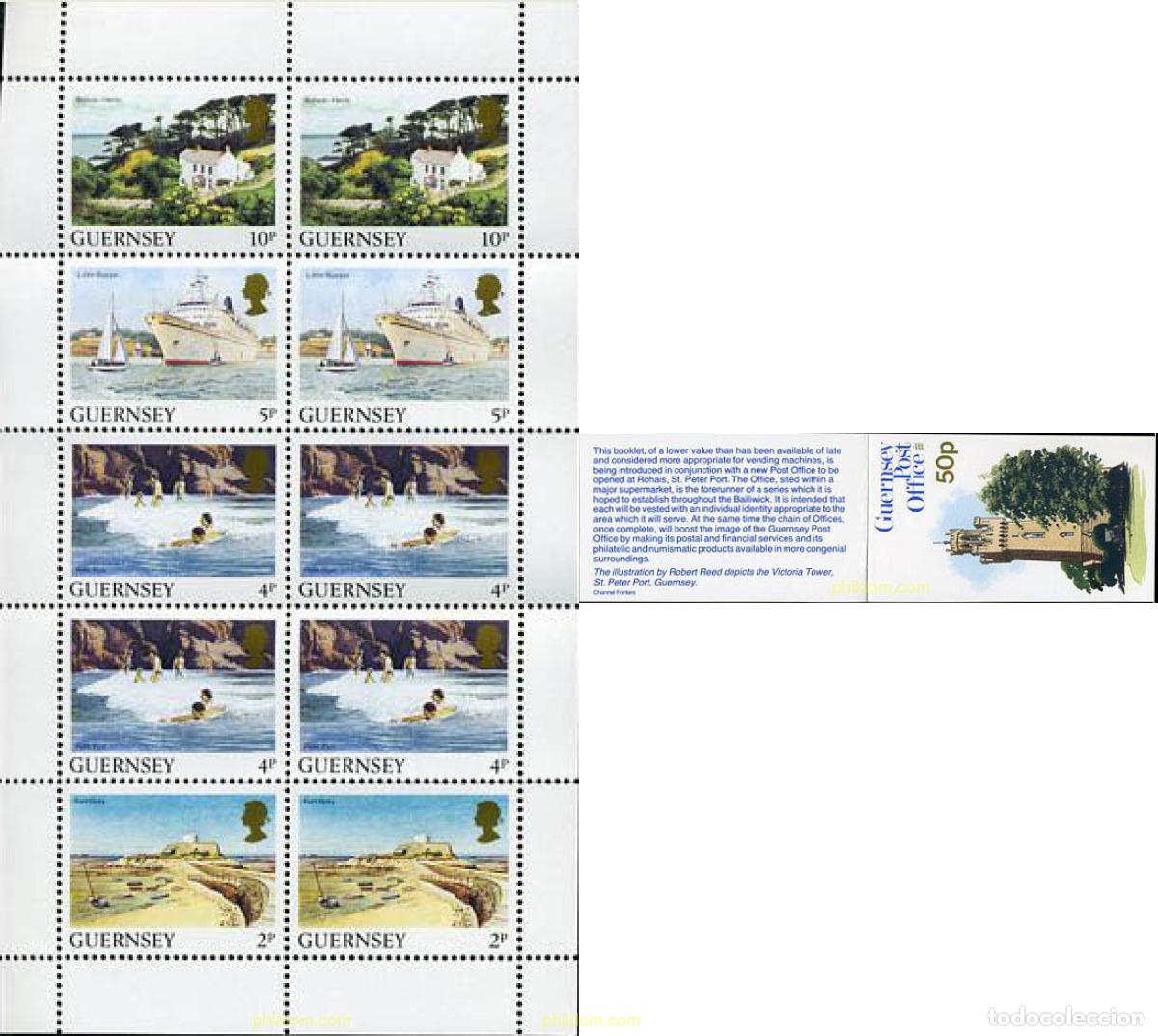 Sellos: 213057 MNH GUERNSEY 1985 VISTAS