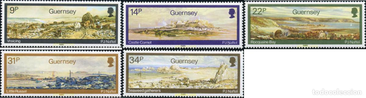 Sellos: 90815 MNH GUERNSEY 1985 PINTURAS