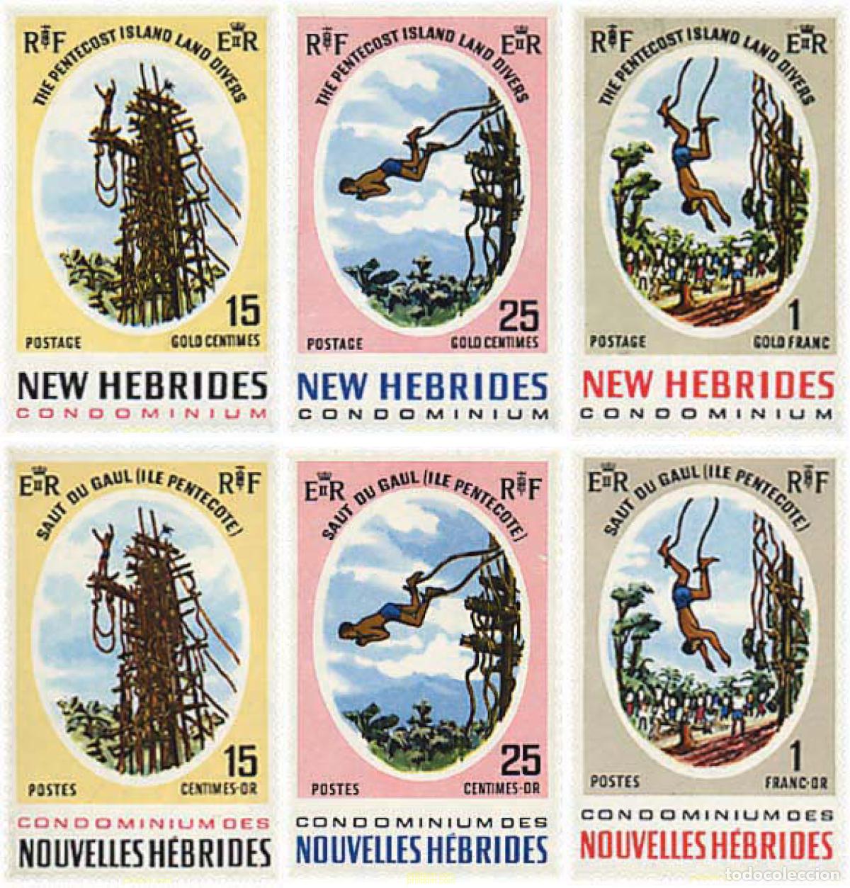 Sellos: 44431 MNH NUEVAS HEBRIDAS 1969 SALTO