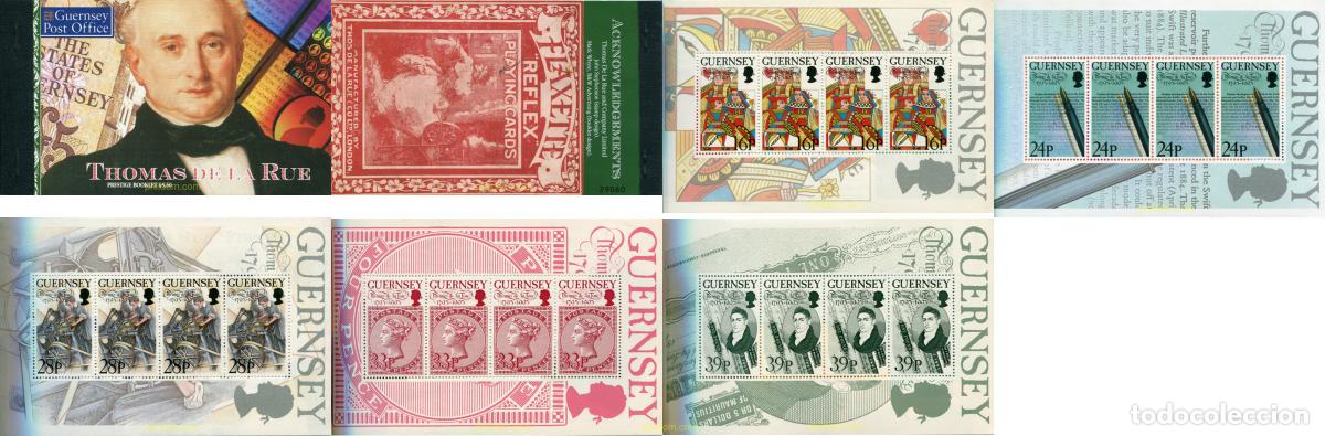 Sellos: 134772 MNH GUERNSEY 1993 200 ANIVERSARIO DEL NACIMIENTO DEL IMPRESOR THOMAS DE LA RUE