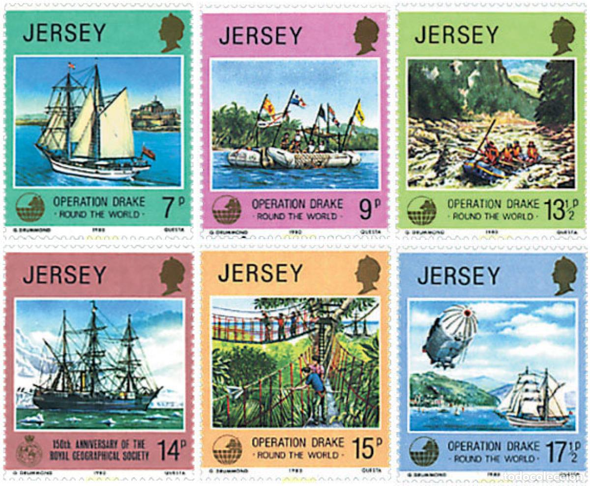 Sellos: 35050 MNH JERSEY 1980 OPERACION DRAKE