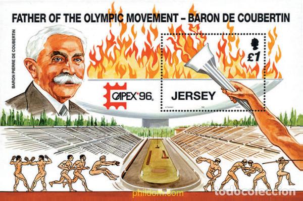Sellos: 66644 MNH JERSEY 1996 CENTENARIO DE LOS JUEGOS OLIMPICOS