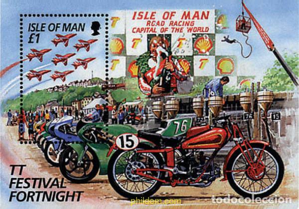 Sellos: 49606 MNH MAN 1996 TROFEO MOTOCICLISMO TURISTICO ISLA DE MAN