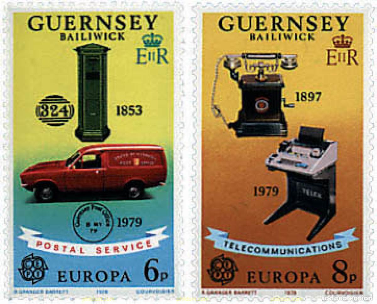 Francobolli: 62377 MNH GUERNSEY 1979 EUROPA CEPT. COMUNICACIONES