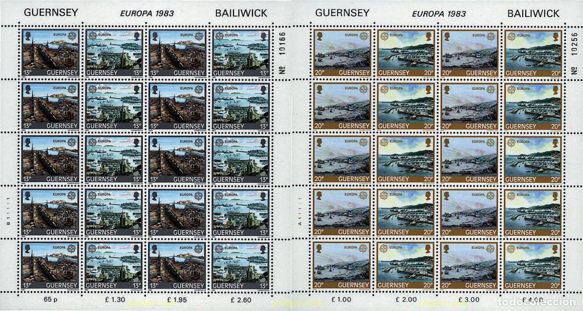 Sellos: 8939 MNH GUERNSEY 1983 EUROPA CEPT. GRANDES OBRAS DE LA HUMANIDAD