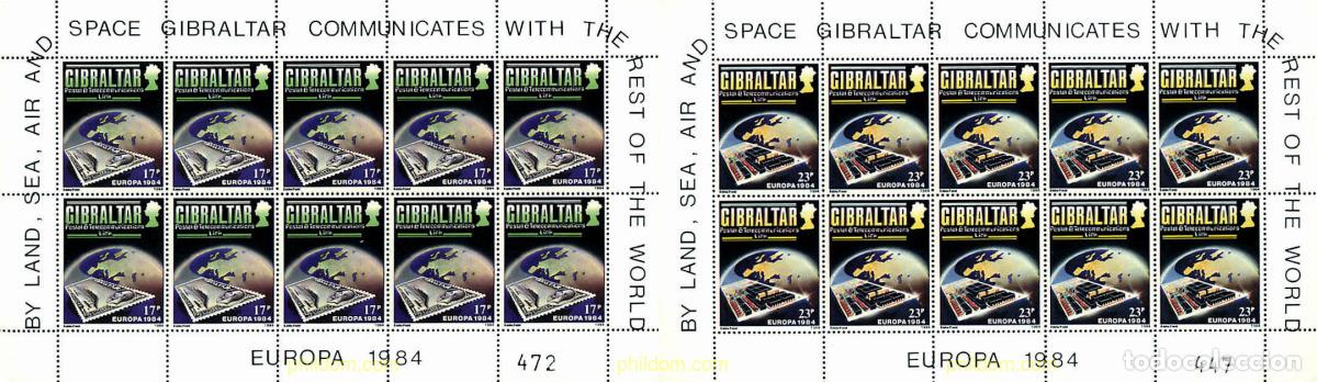 Sellos: 7681 MNH GIBRALTAR 1984 EUROPA CEPT. 25 ANIVERSARIO DE LA CEPT