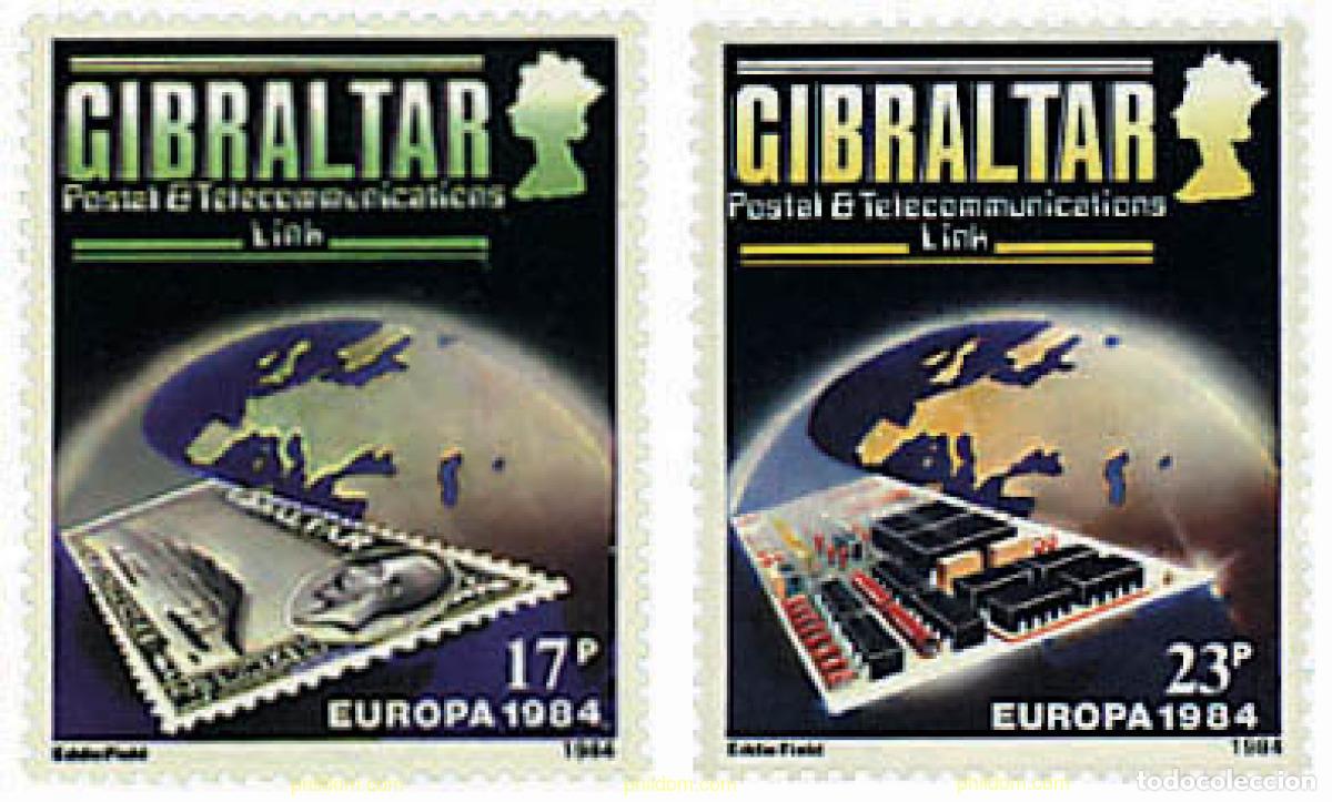 Sellos: 82525 MNH GIBRALTAR 1984 EUROPA CEPT. 25 ANIVERSARIO DE LA CEPT