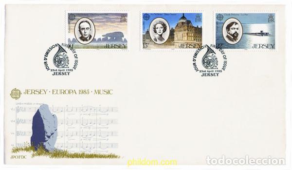 Selos: 24056 MNH JERSEY 1985 EUROPA CEPT. A&Ntilde;O EUROPEO DE LA MUSICA