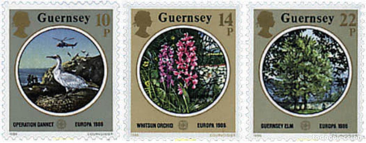 Selos: 97083 MNH GUERNSEY 1986 EUROPA CEPT. PATRIMONIO ARTISTICO Y NATURAL