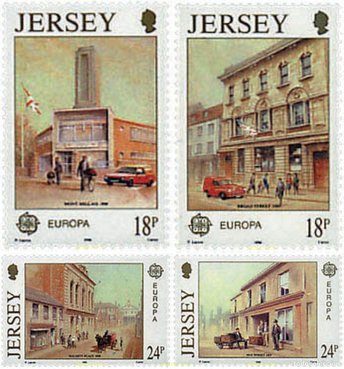 Francobolli: 62774 MNH JERSEY 1990 EUROPA CEPT. OFICINAS POSTALES