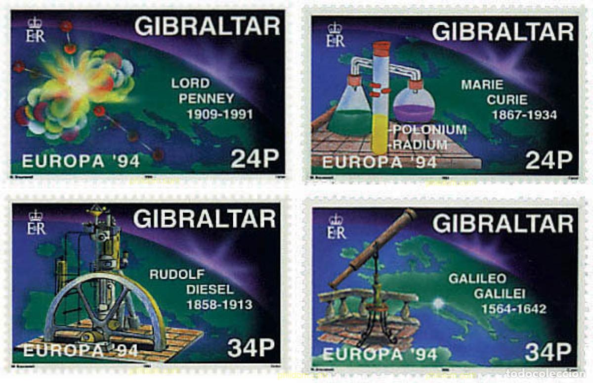Timbres: 83469 MNH GIBRALTAR 1994 EUROPA CEPT. GRANDES DESCUBRIMIENTOS