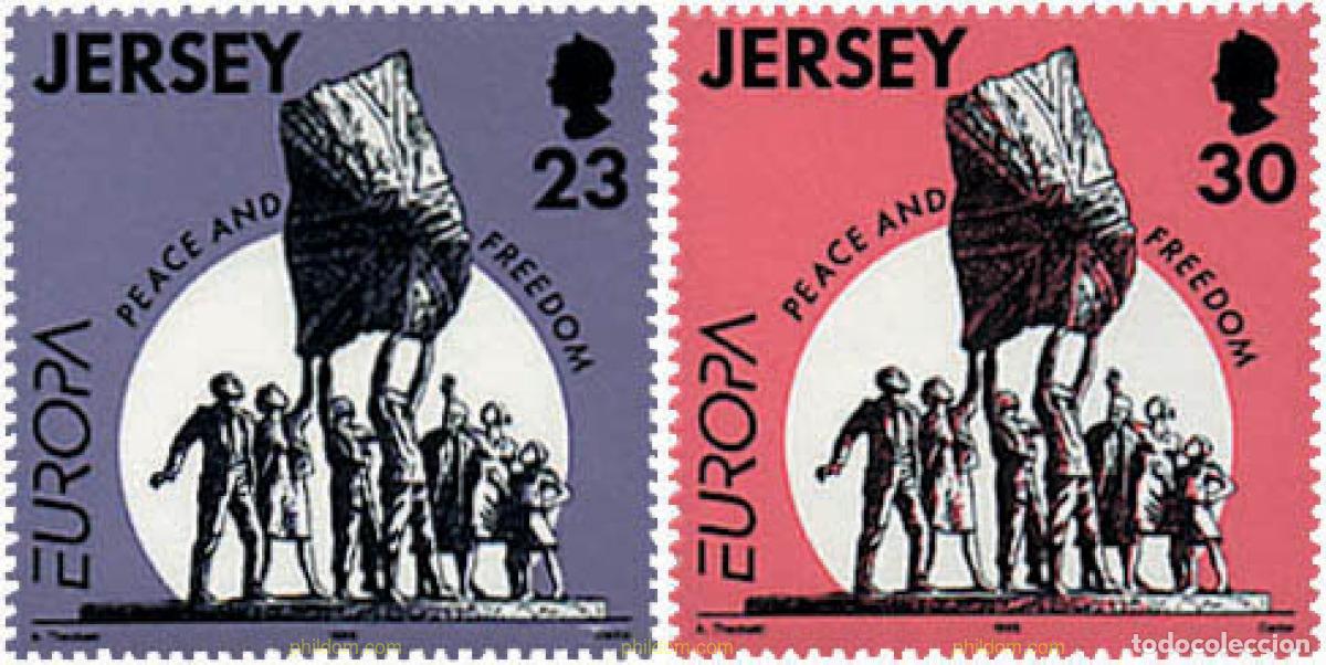 Sellos: 62970 MNH JERSEY 1995 EUROPA CEPT. PAZ Y LIBERTAD