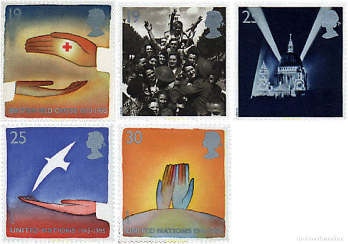 Sellos: 62962 MNH GRAN BRETA&Ntilde;A 1995 EUROPA CEPT. PAZ Y LIBERTAD