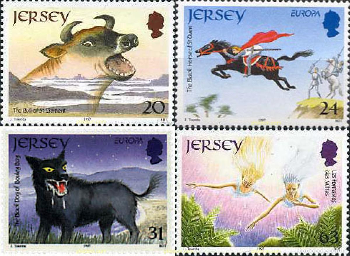 Sellos: 63072 MNH JERSEY 1997 EUROPA CEPT. CUENTOS Y LEYENDAS