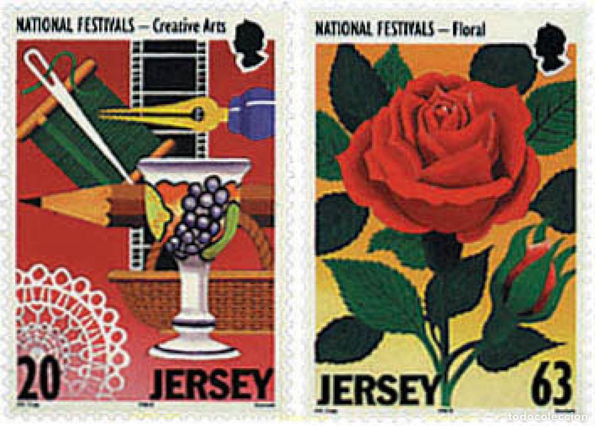 Sellos: 217635 MNH JERSEY 1998 EUROPA CEPT. FESTIVALES Y FIESTAS NACIONALES