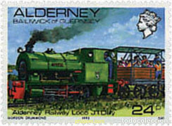 Sellos: 297536 MNH ALDERNEY 1993 VISTAS DE ALDERNEY