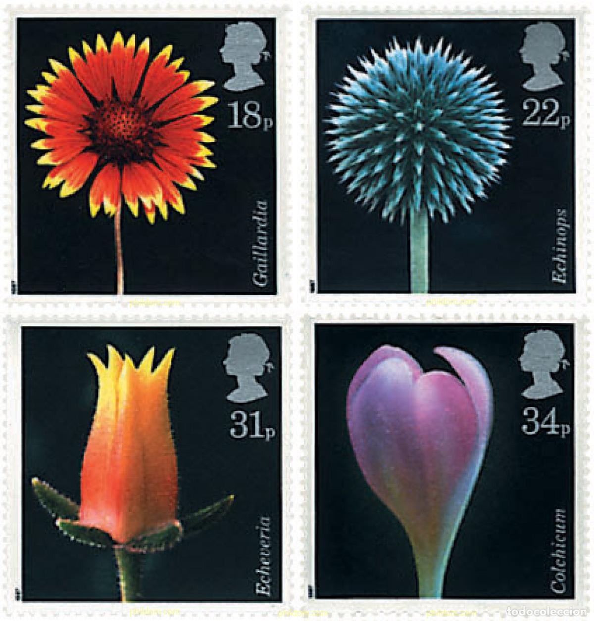 Sellos: 91223 MNH GRAN BRETA&Ntilde;A 1987 FLORES