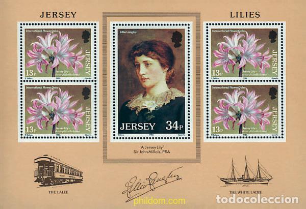 Sellos: 91928 MNH JERSEY 1986 LIRIOS DE JERSEY