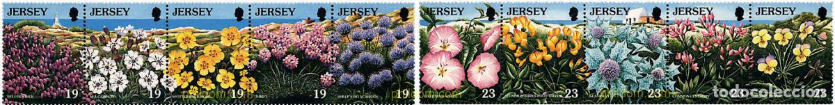 Sellos: 5019 MNH JERSEY 1995 FLORES DE LAS DUNAS