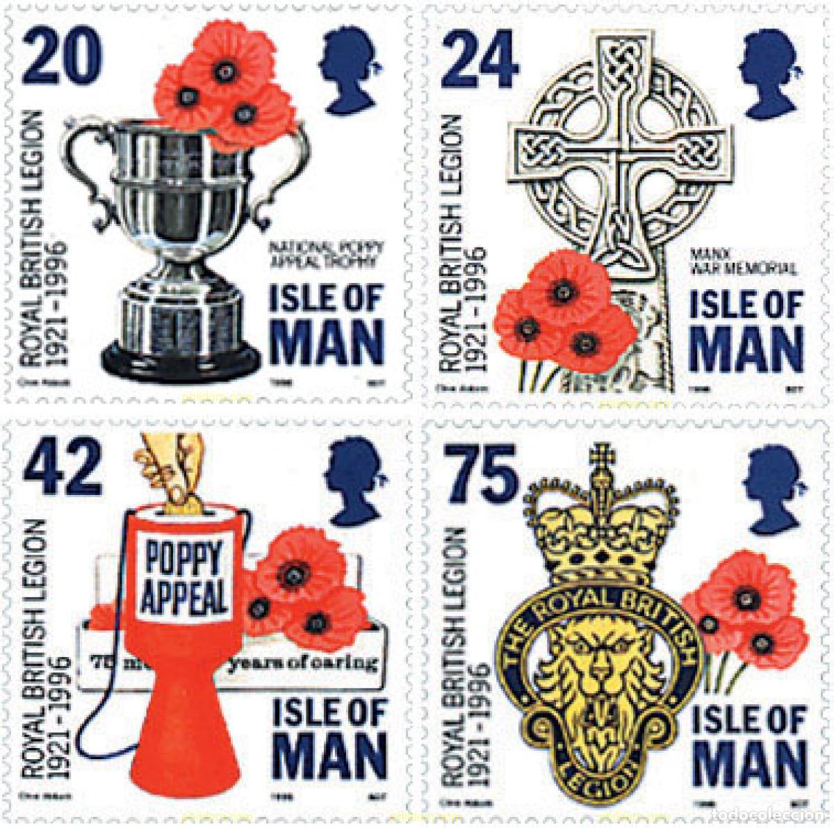 Sellos: 100078 MNH MAN 1996 75 ANIVERSARIO DE LA LEGION BRITANICA